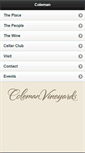 Mobile Screenshot of colemanwine.com